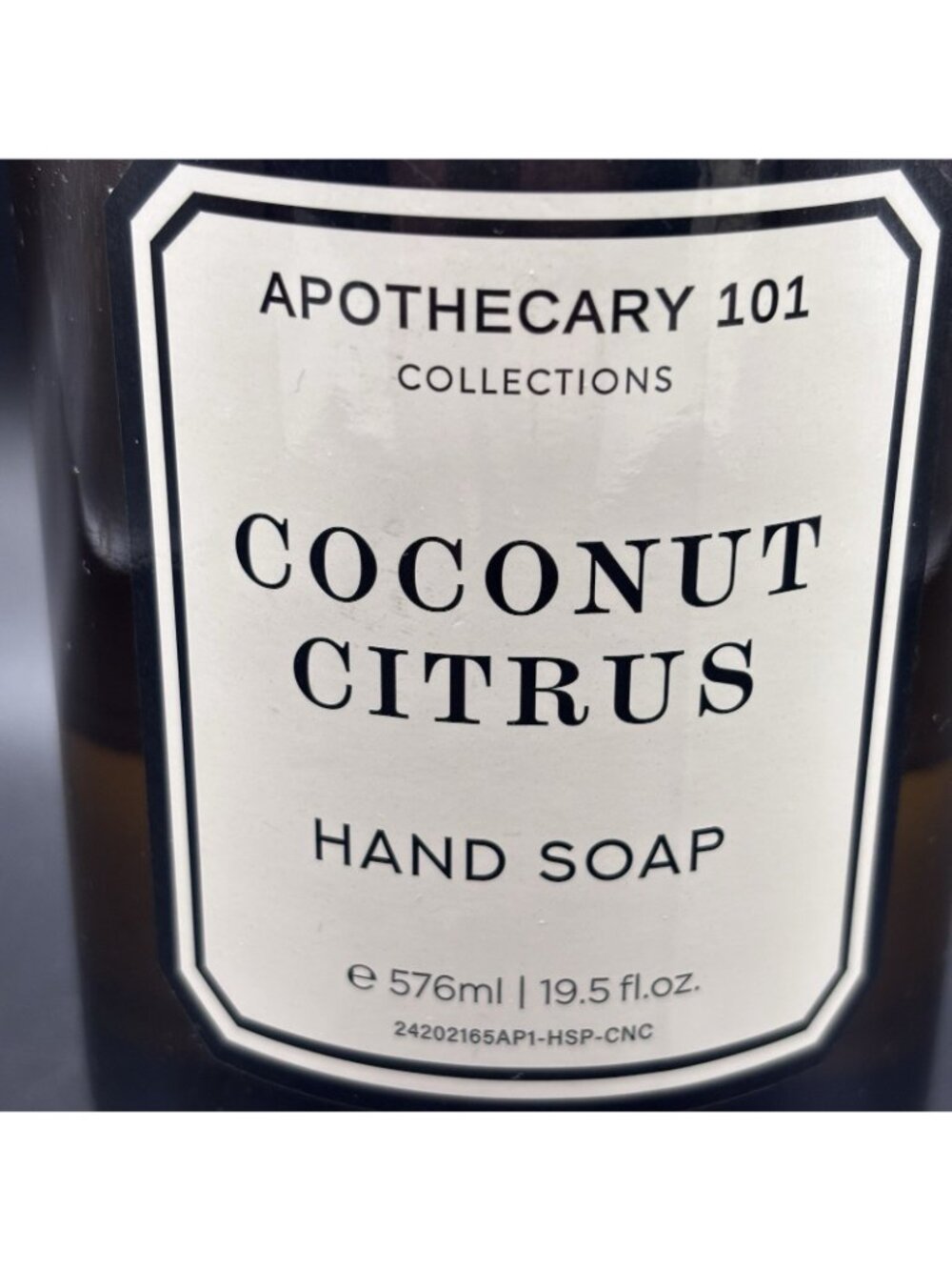 Apothecary 101 Collections Hand Wash Coconut Citrus 20 fl oz Dark Glass Bottle - Picture 7 of 16